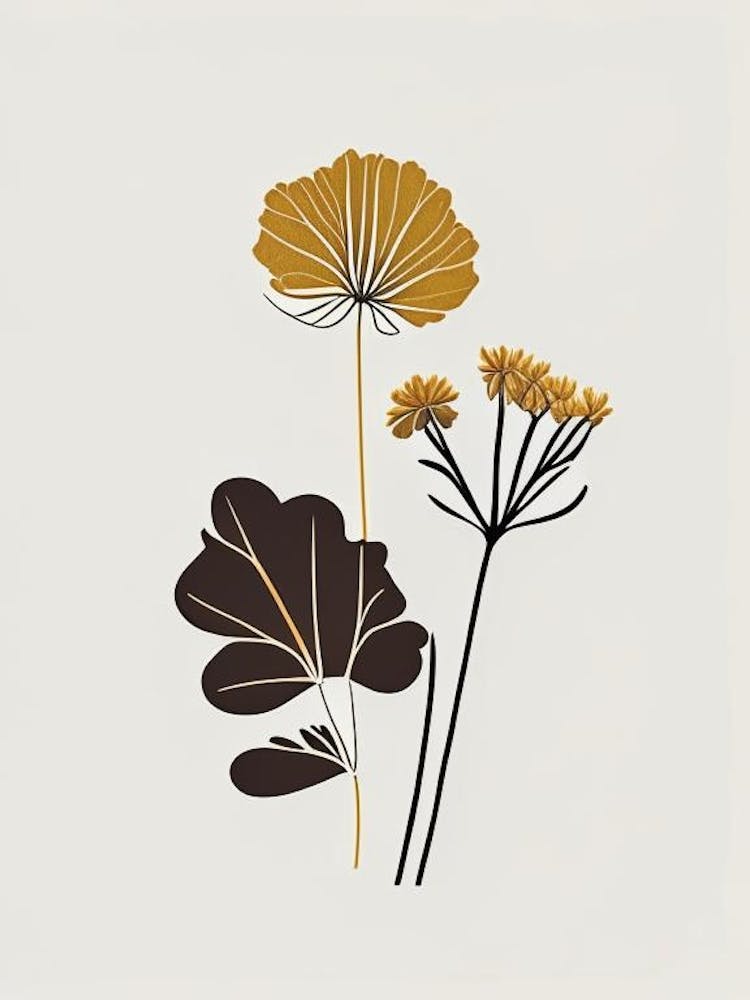 Coltsfoot Spices And Herbs Retro Minimal 1