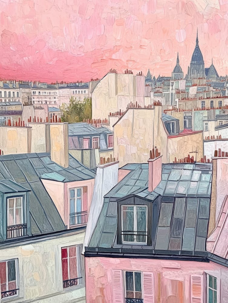 Paris At Sunset 1