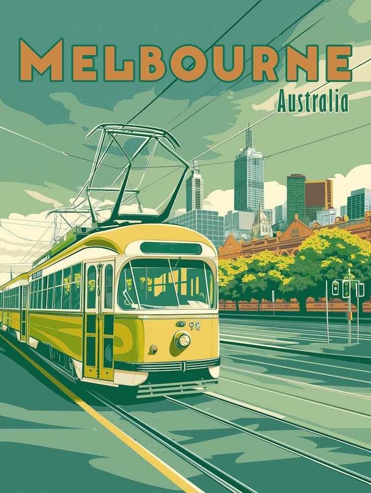 Vintage Melbourne Tram