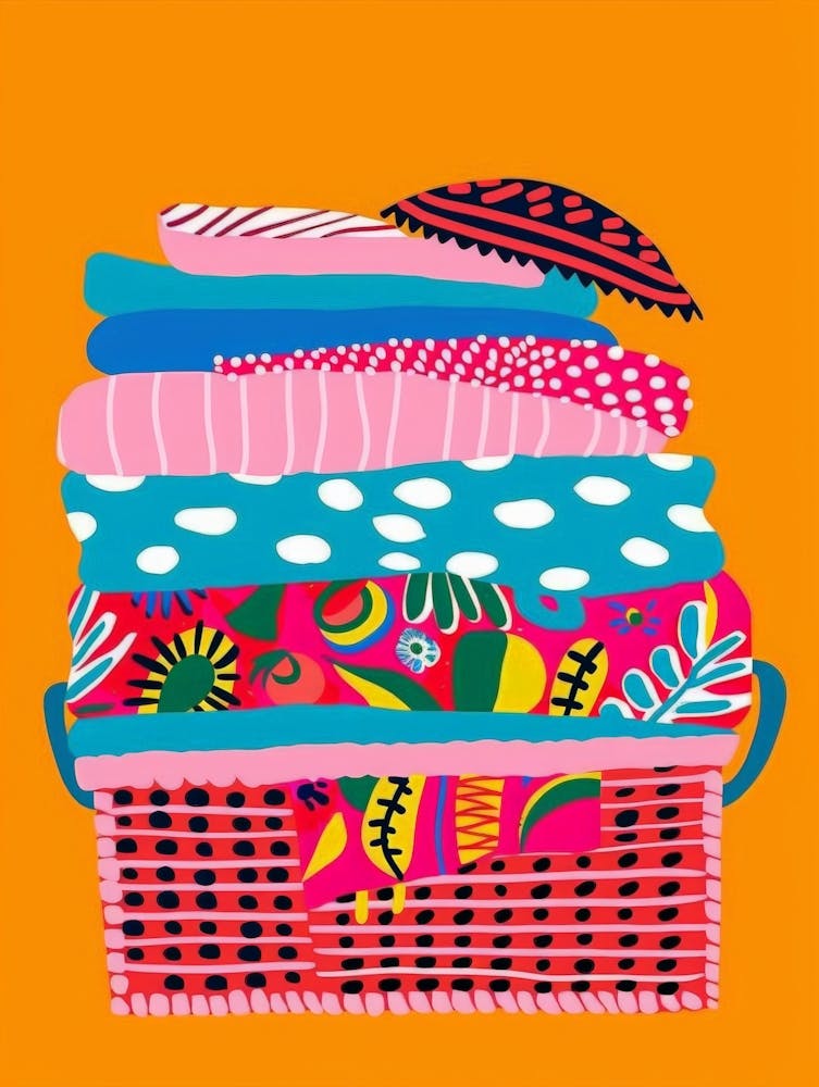 Basket Of Clothes 1