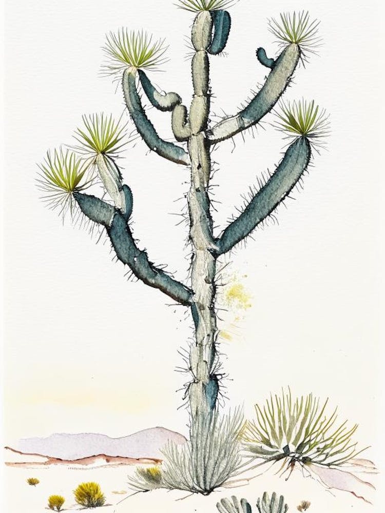 Herbert S Joshua Tree Minimilist Watercolour  (4)