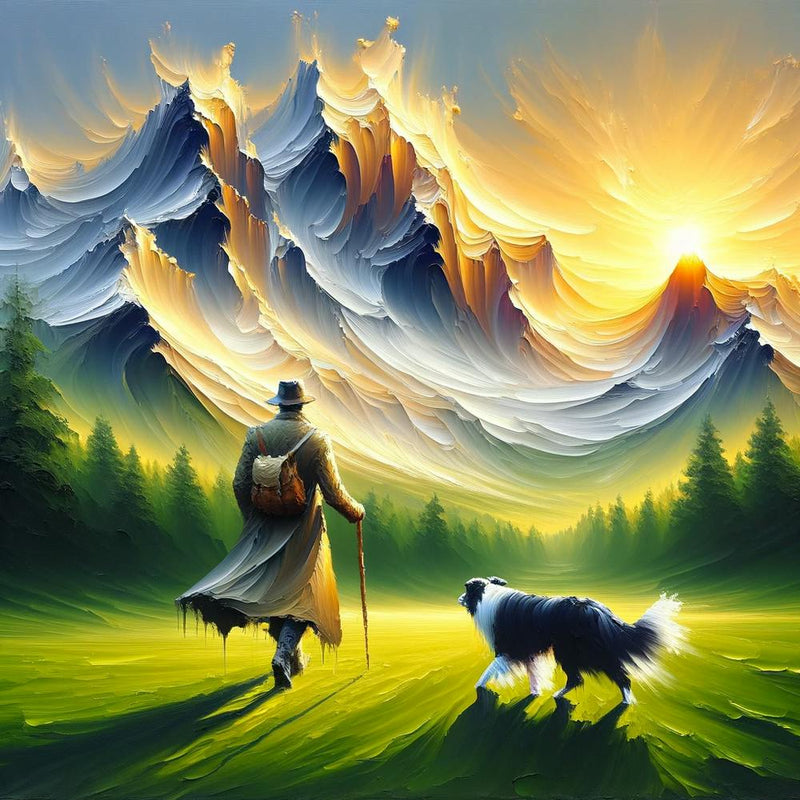 Man with Dog 1