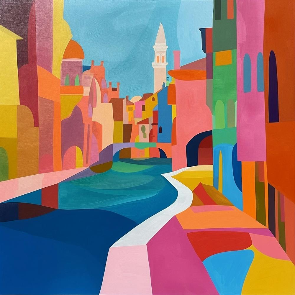 Abstract Travel Collection Venice Italy 3