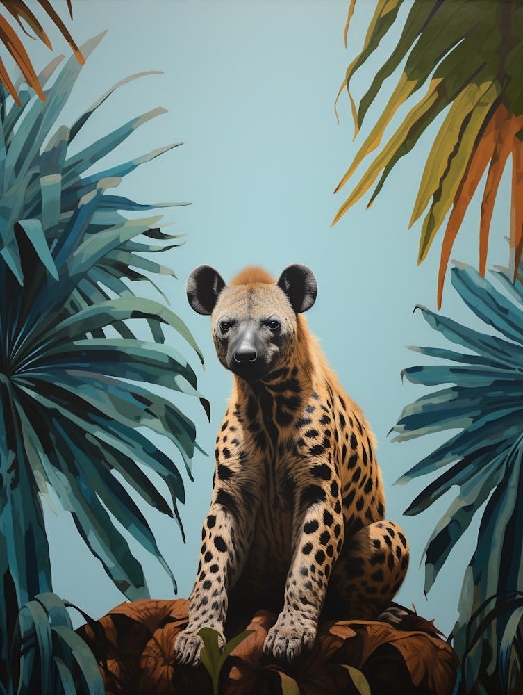 Hyena 1 Tropical Animal Portrait