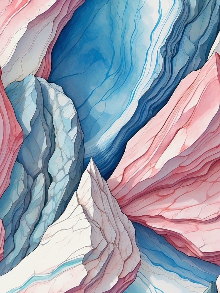 Abstract Watercolor Painting