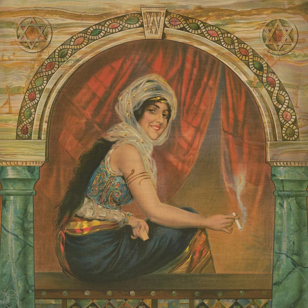 Woman In The Window Smoking