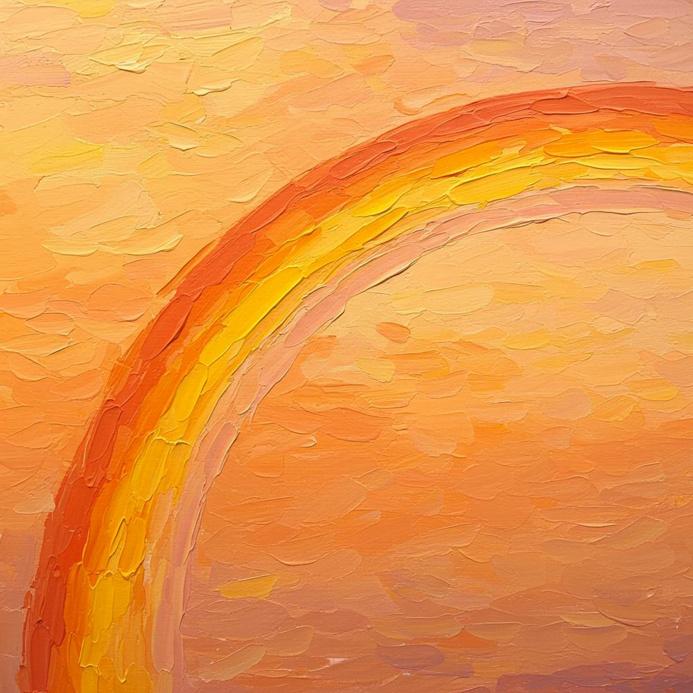 Rainbow In a Sun kissed Sky