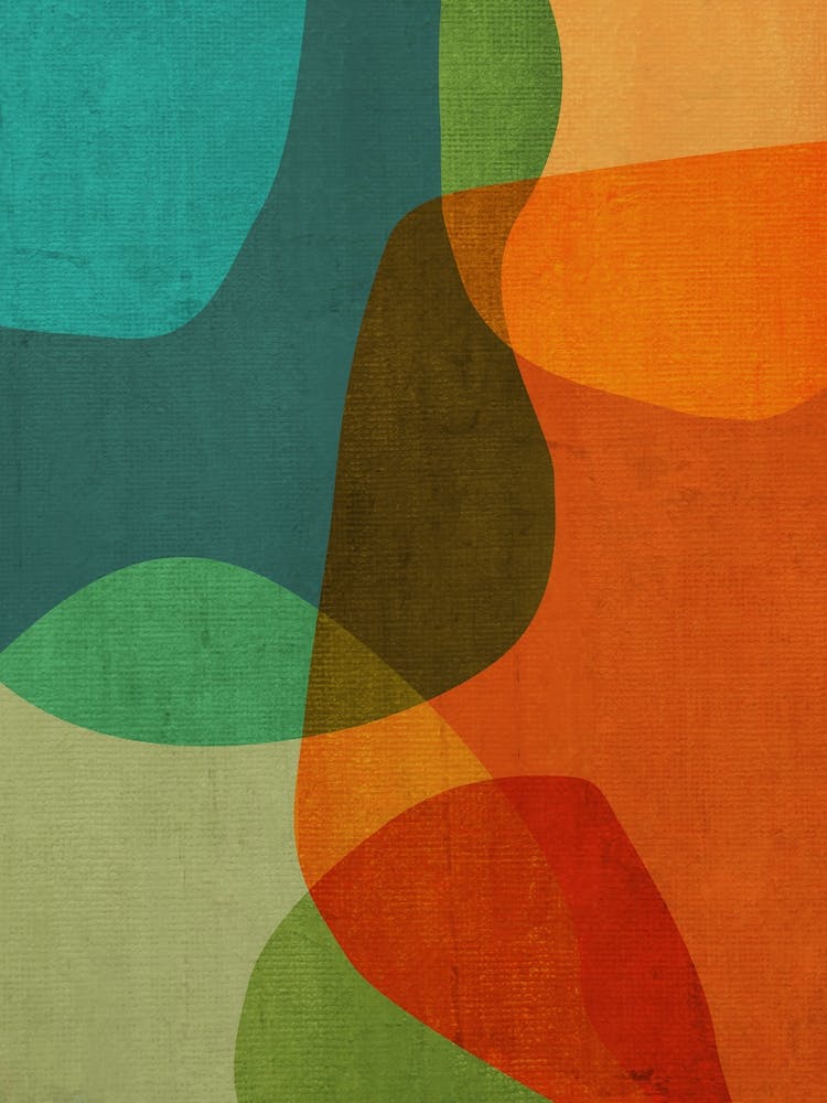 Modern Abstract Mid Century Colors