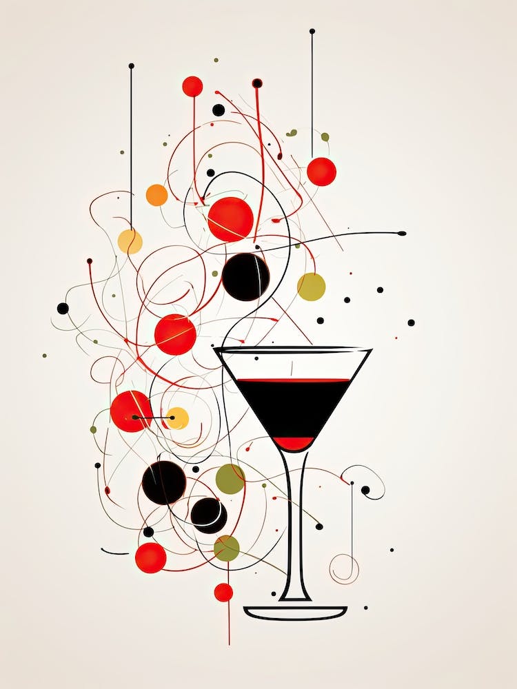 Mid Century Modern Zombie Floral Infusion Cocktail 1