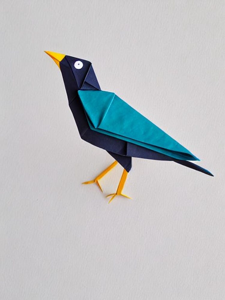 Finch 3 Origami Bird