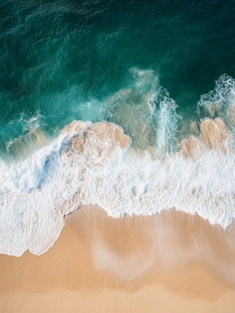 Aerial View Of A Beach 111
