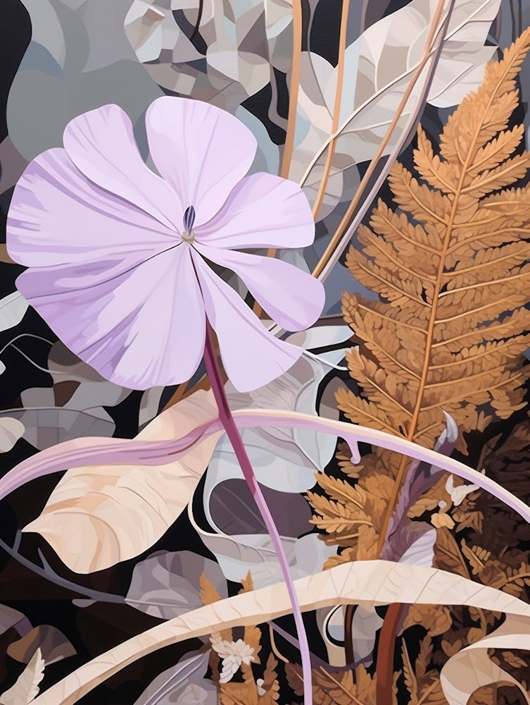 Flower Illustration Lilac 4