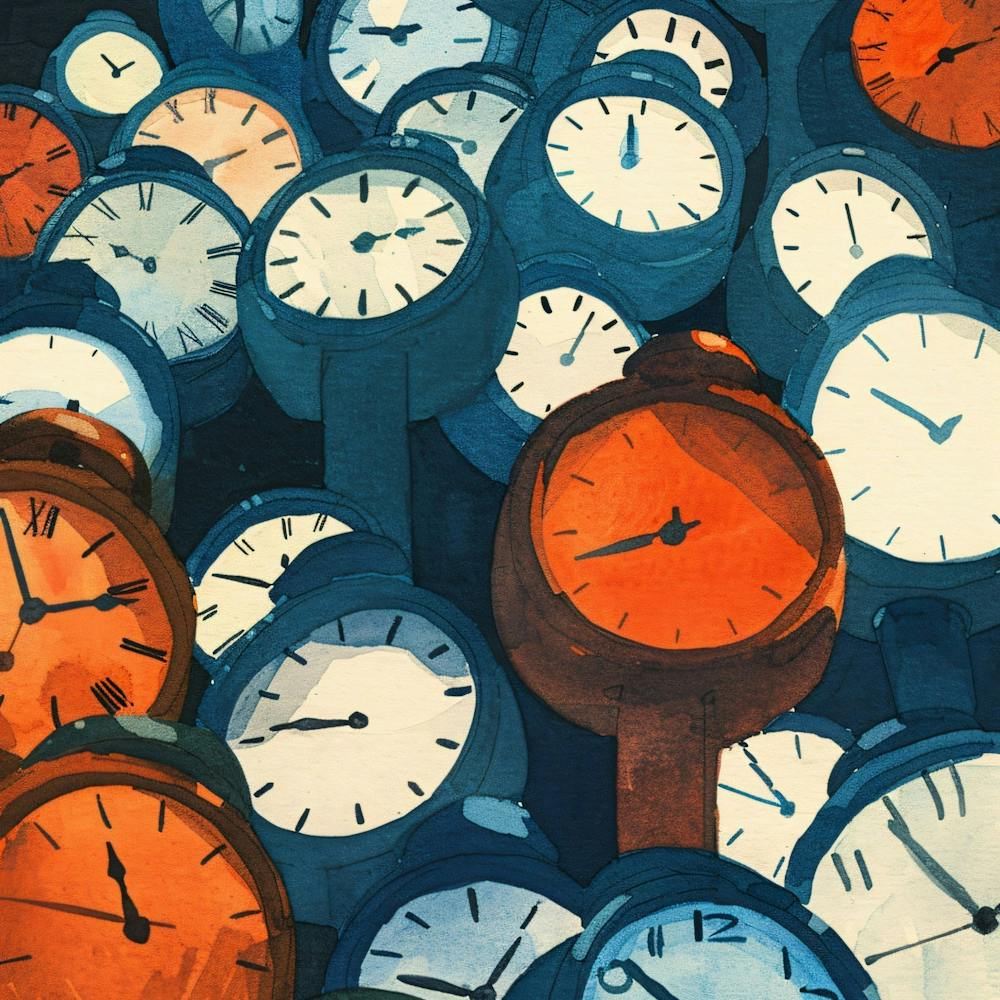 Many Clocks Art Print by ThatWorksMedia – Fy!