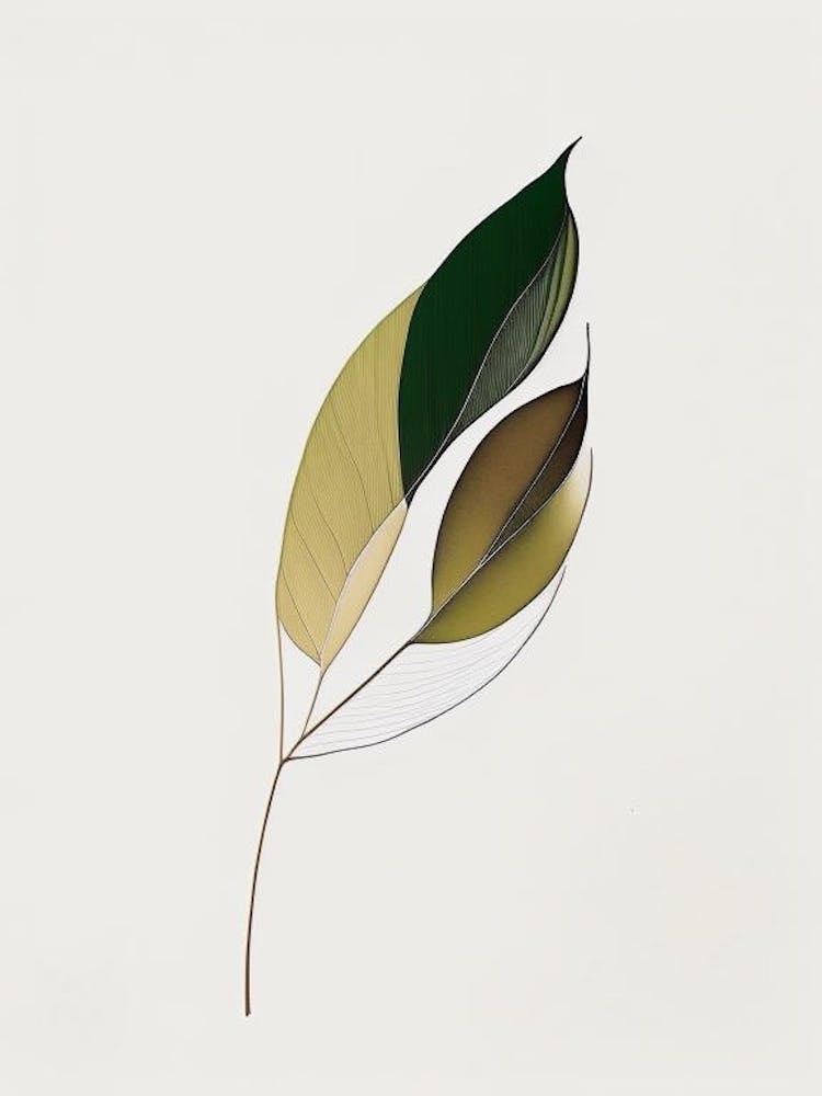 Olive Leaf Abstract