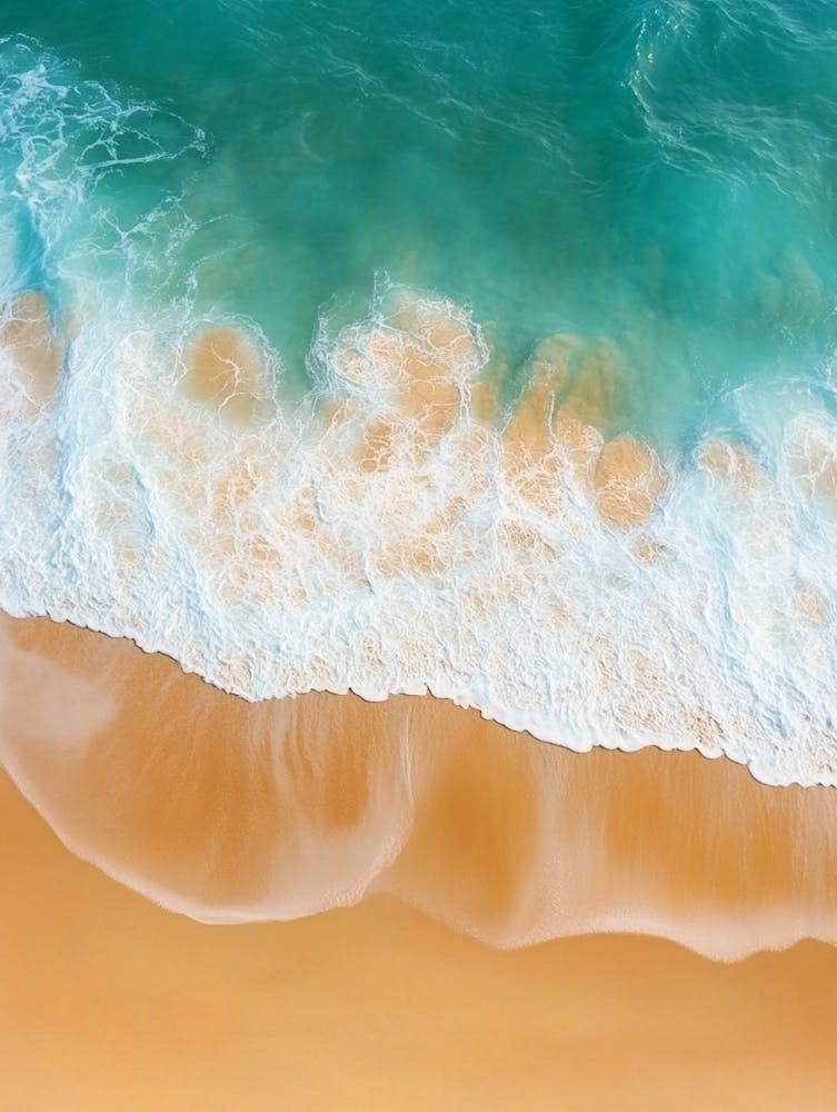 Aerial View Of A Beach 124