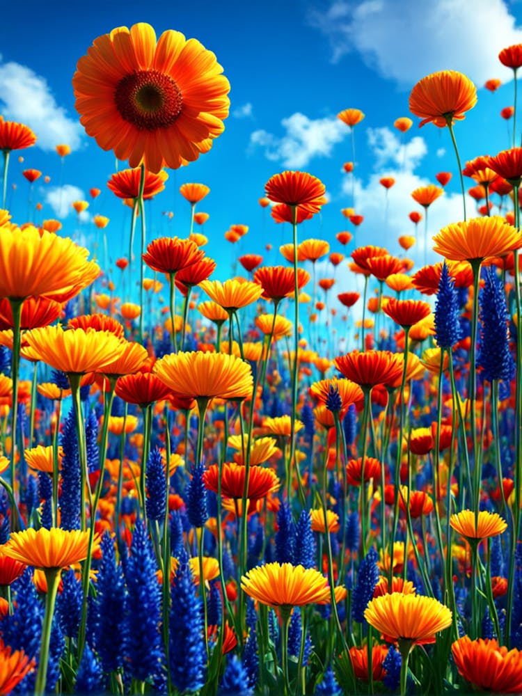 Champ De Fleurs