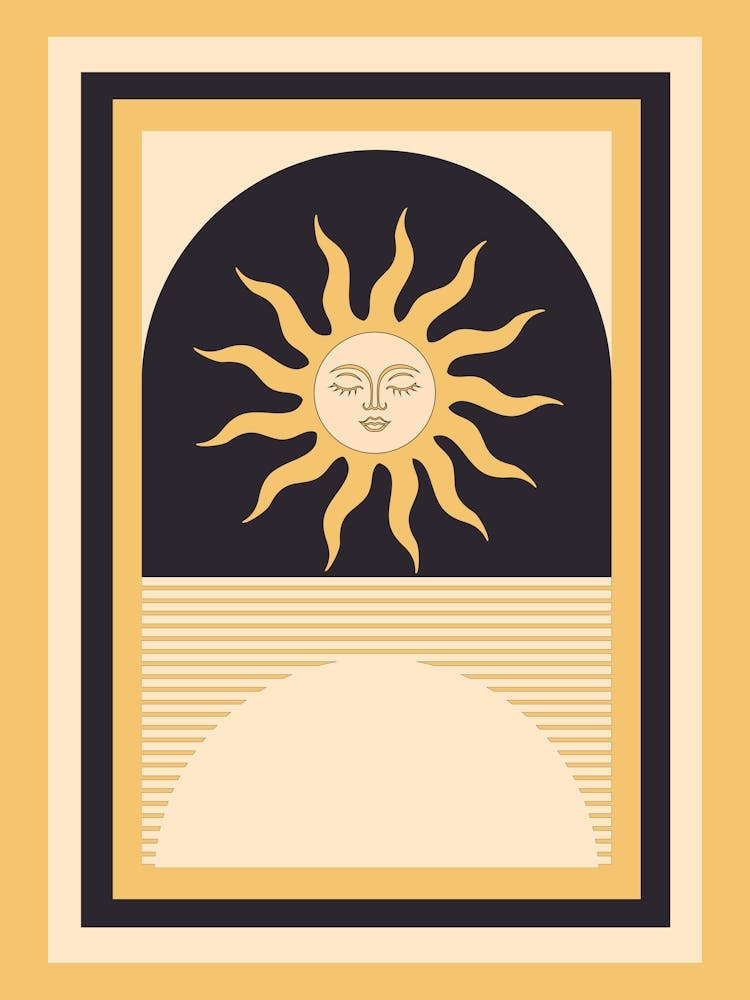 Geometric Abstraction Sun 2