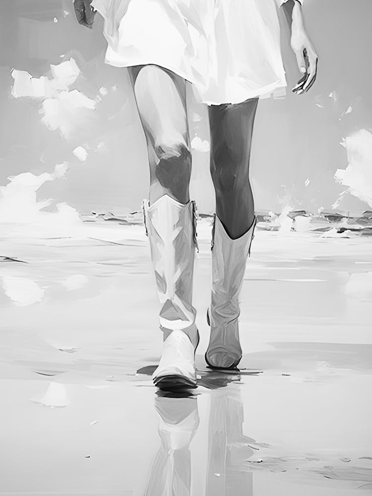 Black And White Painting 92