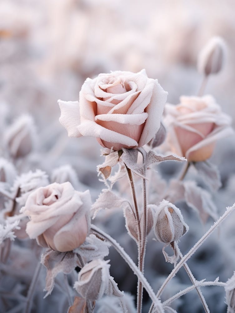 Frosty Botanical Rose 2