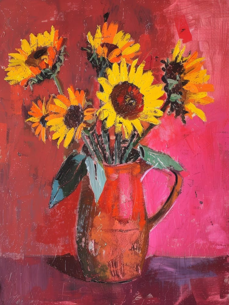 Sunflowers In A Jug 1