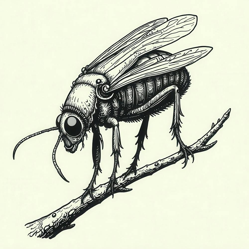 Bee On A Branch