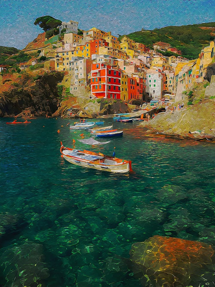 Cinque Terre Seaside In Italy