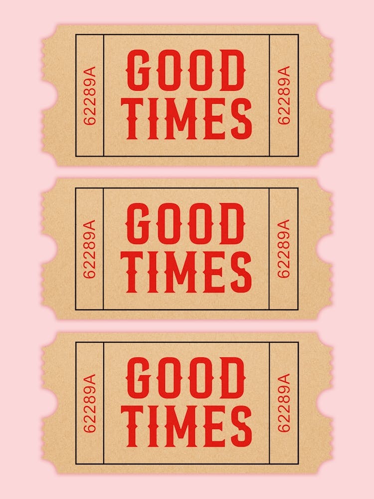 Billet Rétro Bons Moments