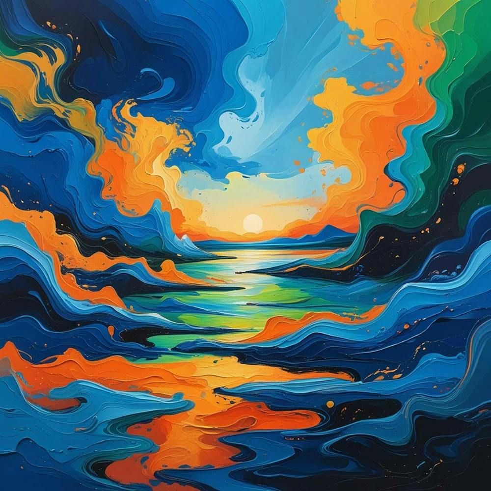 Sunset Painting (4)