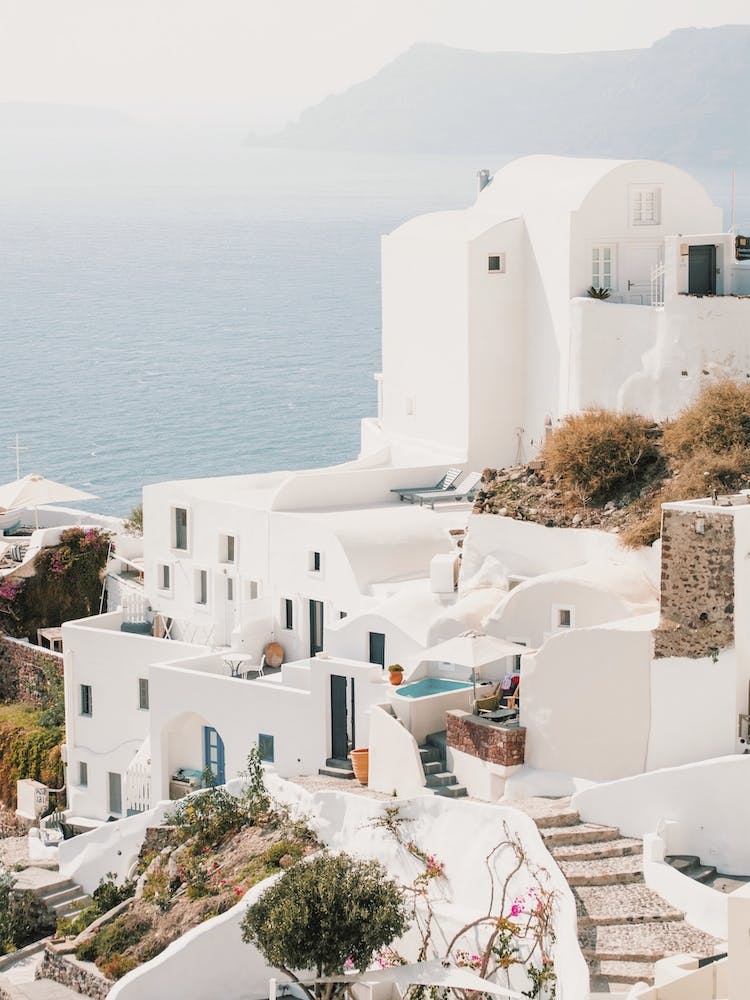 White Villa In Santorini