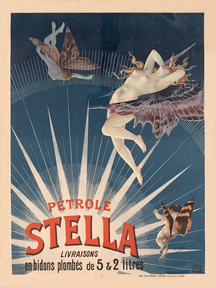 Pétrole Stella Vintage Advert