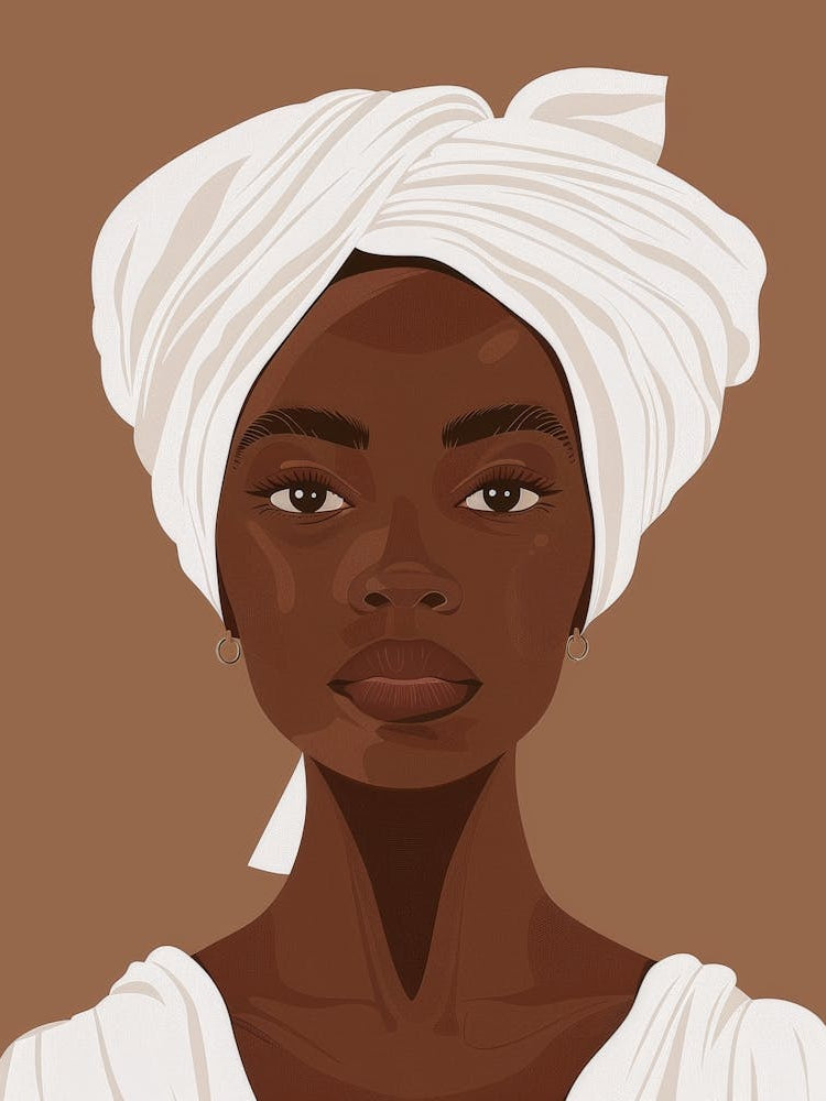Portrait Of African American Woman 12
