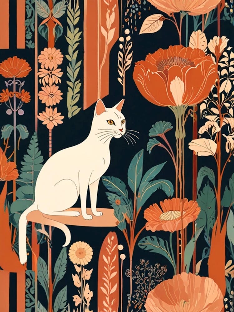 Cat In The Forest