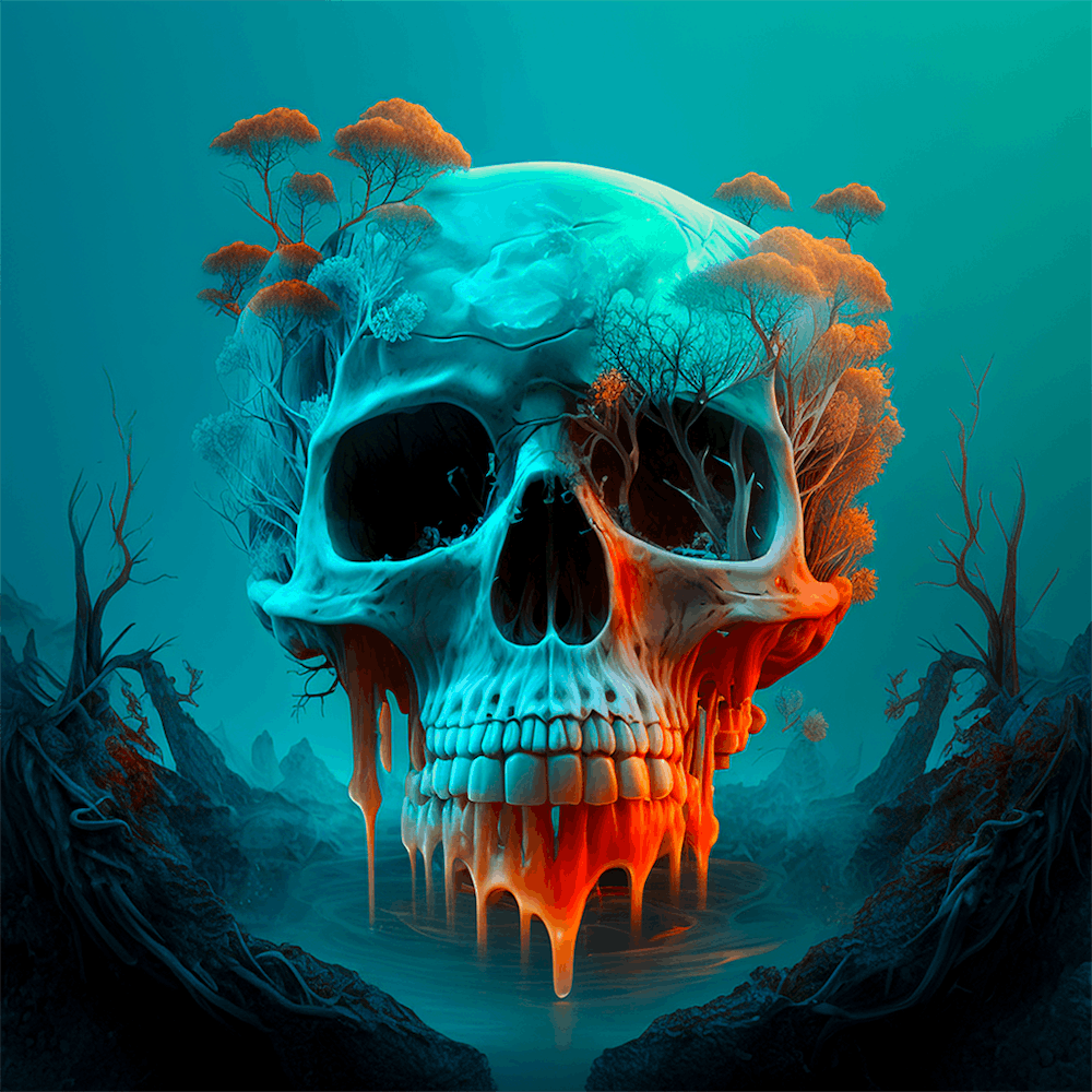Underwater Skull