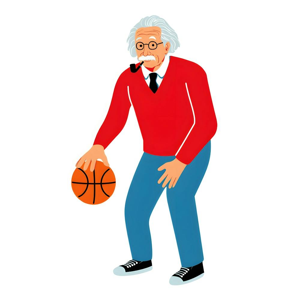 Einstein sur le Terrain – Un Mélange Ludique de Génie et de Sport