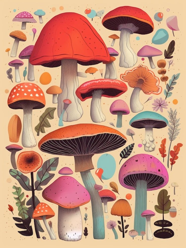 Funky Mushrooms 2