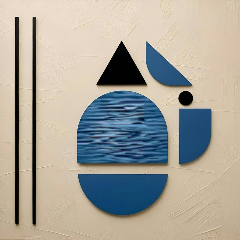 Abstract Blue
