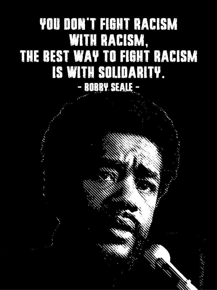 Bobby Seale Quote Line Art
