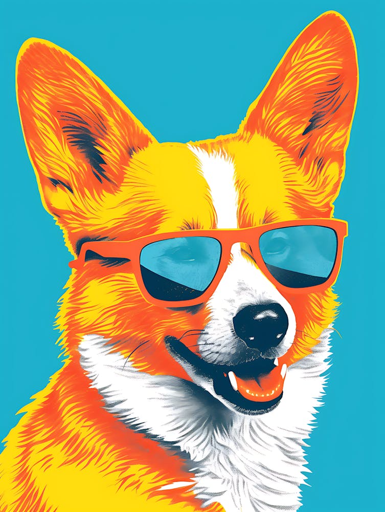 Corgi In Sunglasses