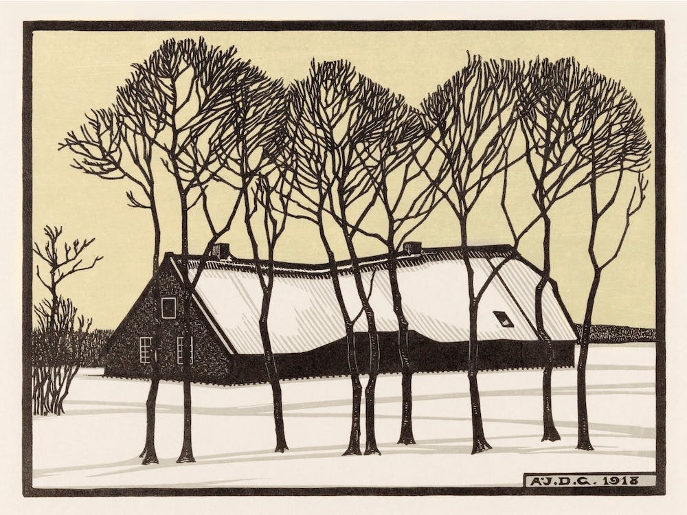 Farm In The Snow, Julie De Graag