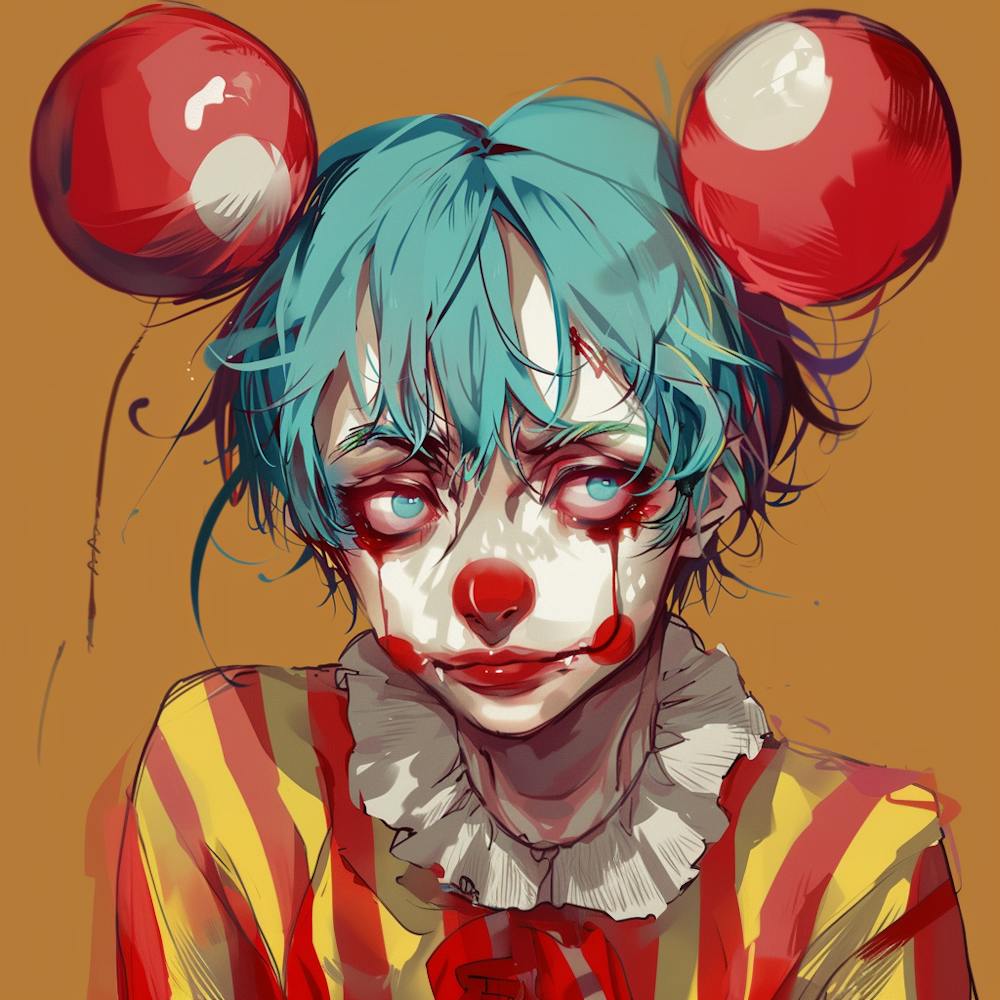 Sad Clown Girl