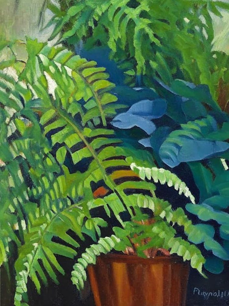 Boston Fern 1 Cézanne Style