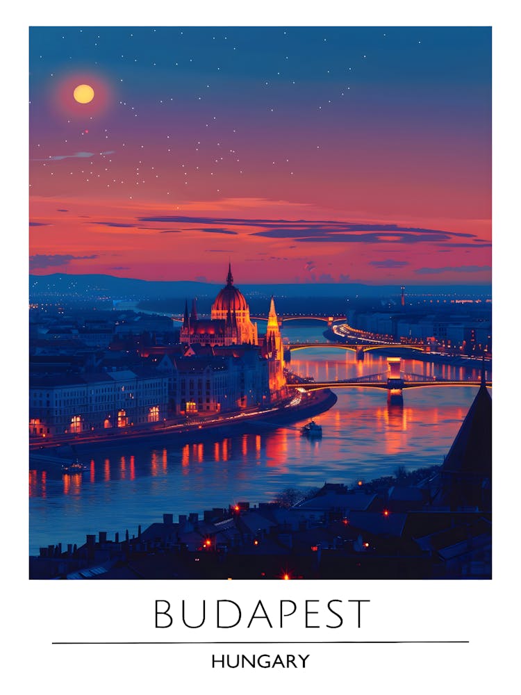 Budapest bei Nacht