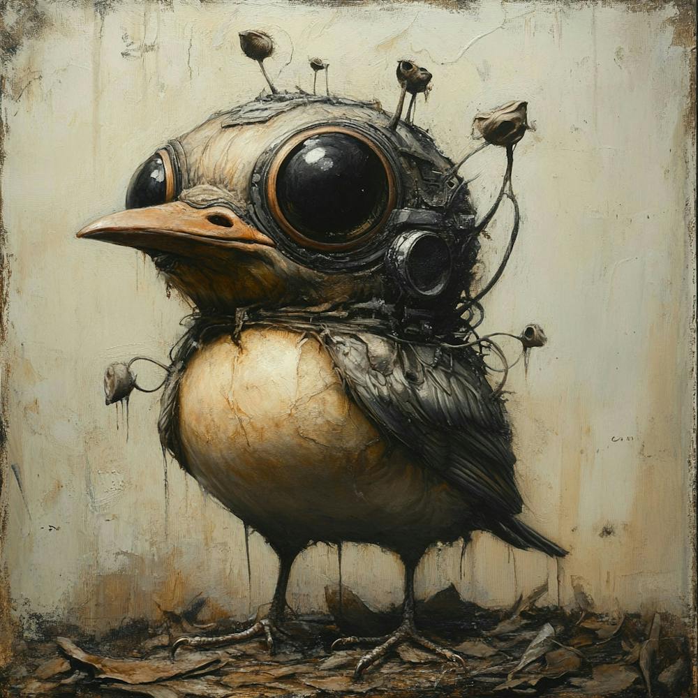 Bird With Eyes