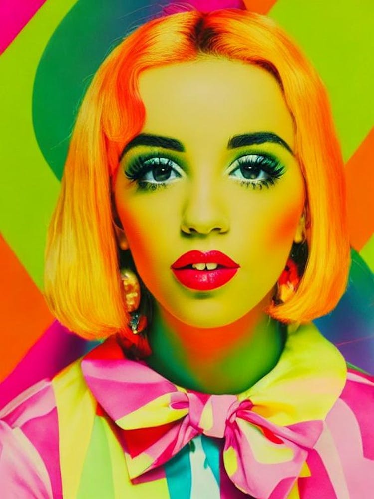 Melanie Martinez Colourful Pop Art