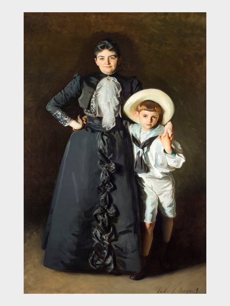 Portrait of Mrs. Edward L. Davis and Her Son, Livingston Davis (1890), John Singer Sargent