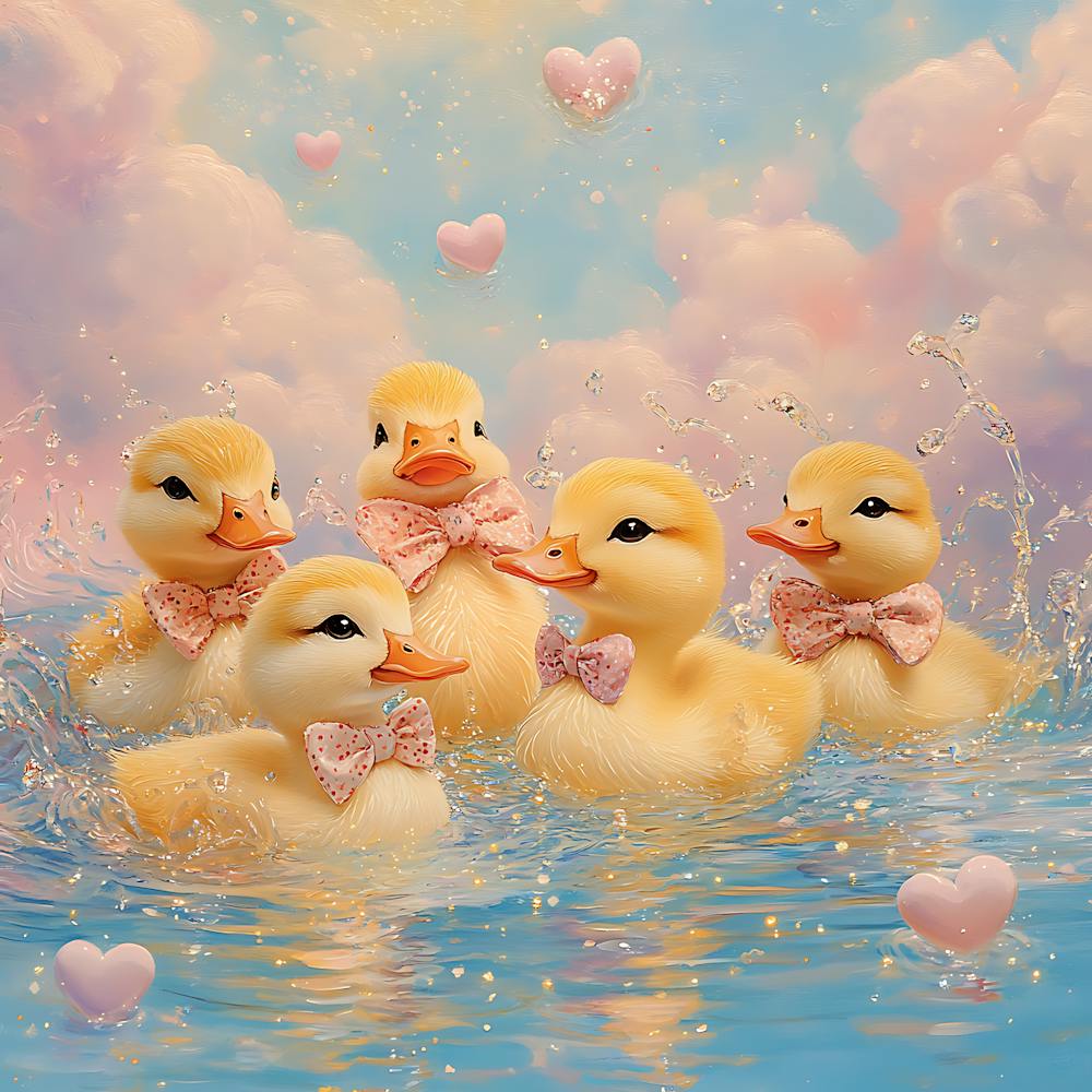 Ducks In The Water 3