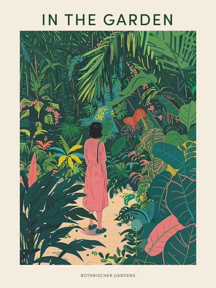In The Garden Poster Botanischer Gardens 2