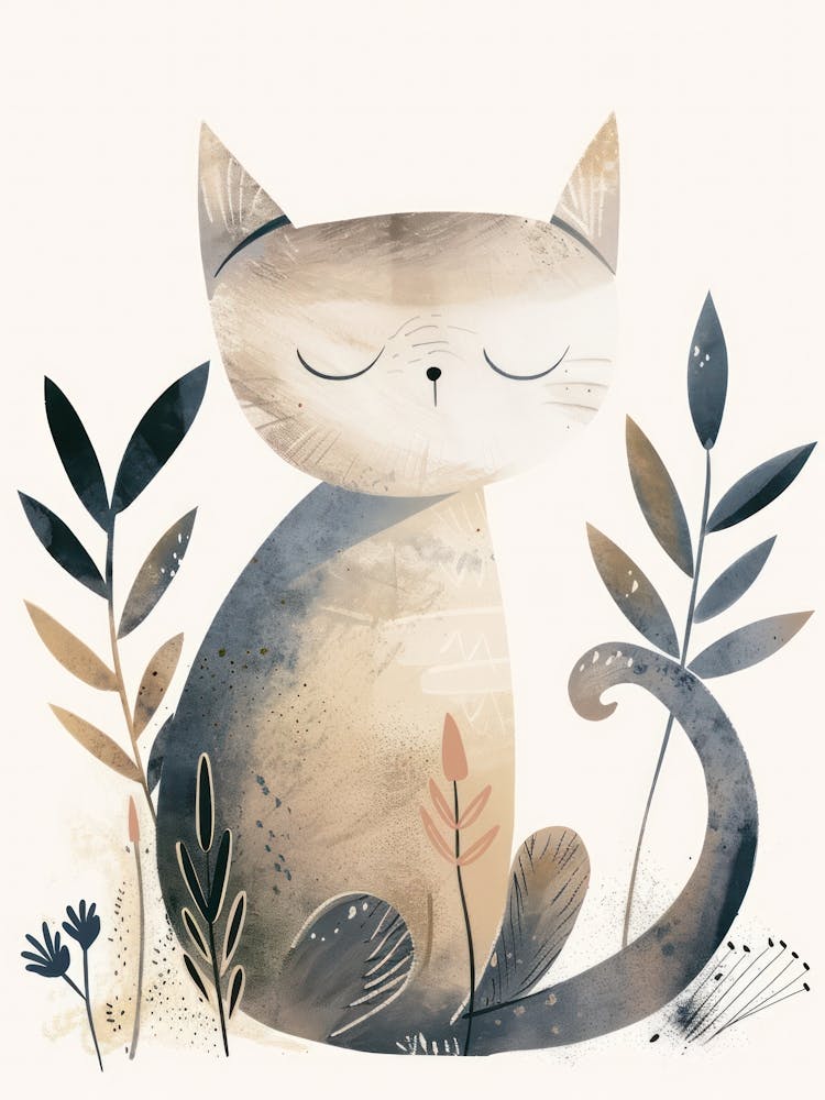 Charming Nursery Kids Animals Kitten 7