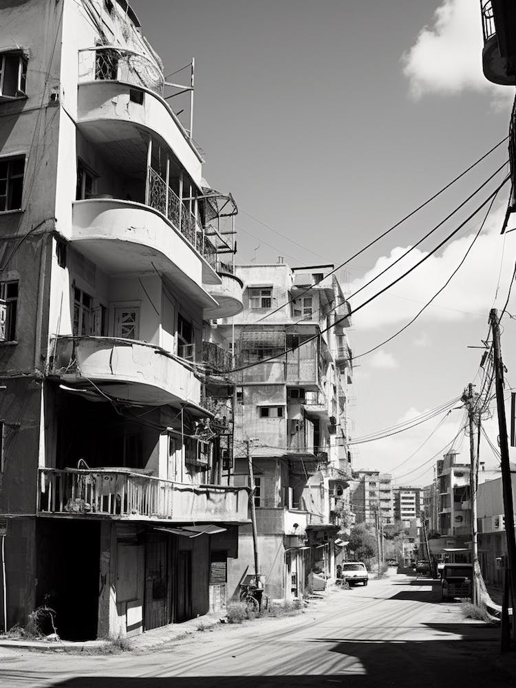 Beirut, Lebanon, Mediterranean Black And White Photography Analogue 3