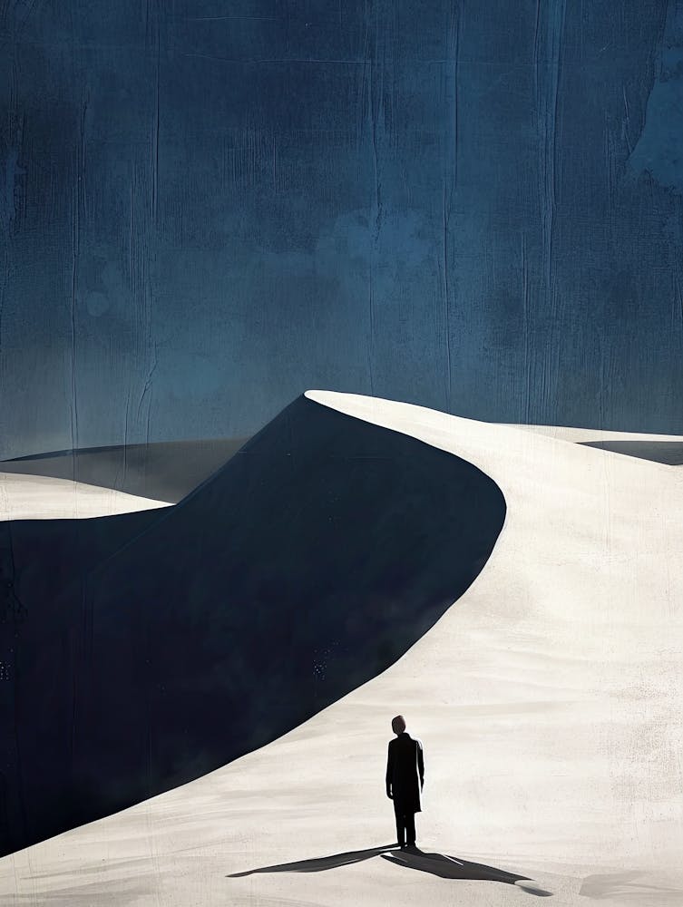 Man Walking In The Snow, Minimalism